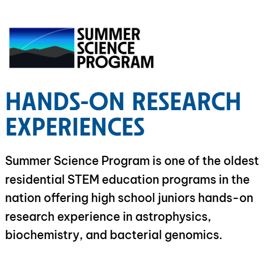 Summer Science Program (SSP)